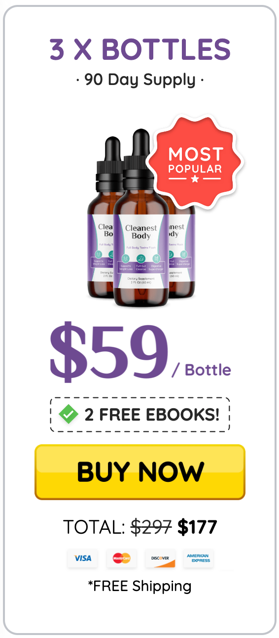 Cleanest Body - 3 Bottles