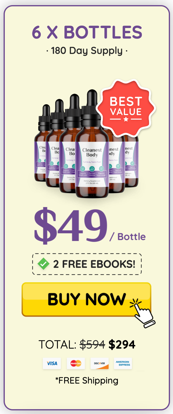 Cleanest Body - 6 Bottles